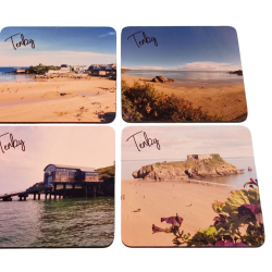 Aluminium Coaster with Cork