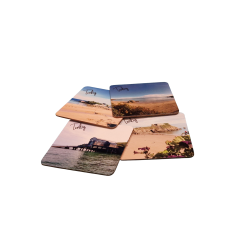 Aluminium Coaster with Cork