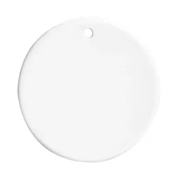 Ceramic Round Christmas Tree Ornament